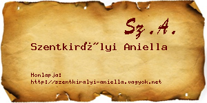 Szentkirályi Aniella névjegykártya